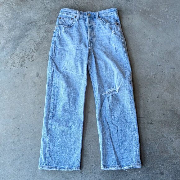 Levi's Ribcage Straight Ankle Jeans size 27 - Picture 2 of 11